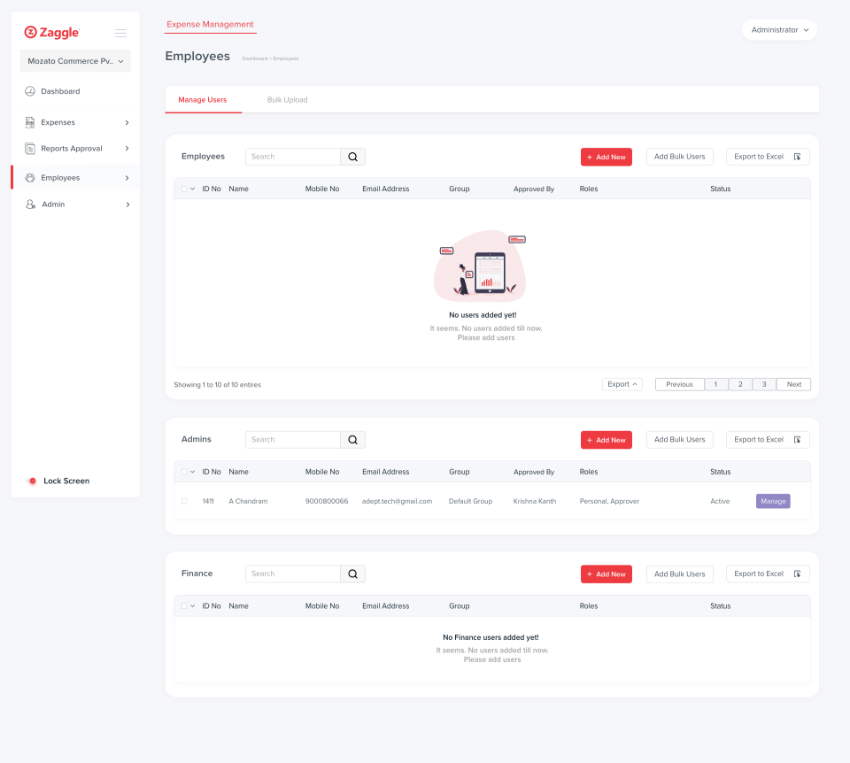 screenshot of Zaggle Save